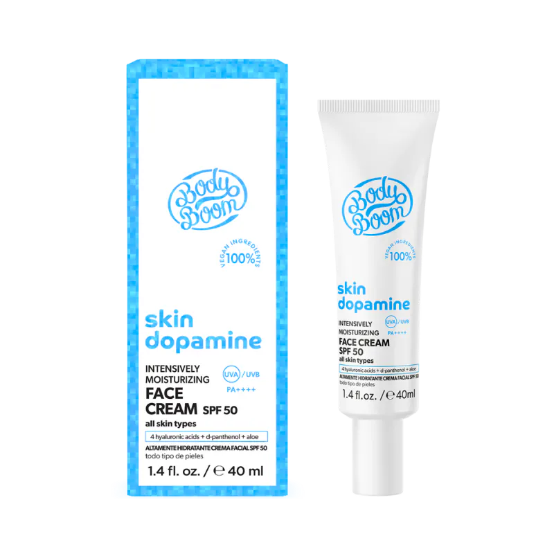 Bodyboom BB FaceBoom Skin Dopamine Strongly Moisturizing Cream with SPF50 40 ml
