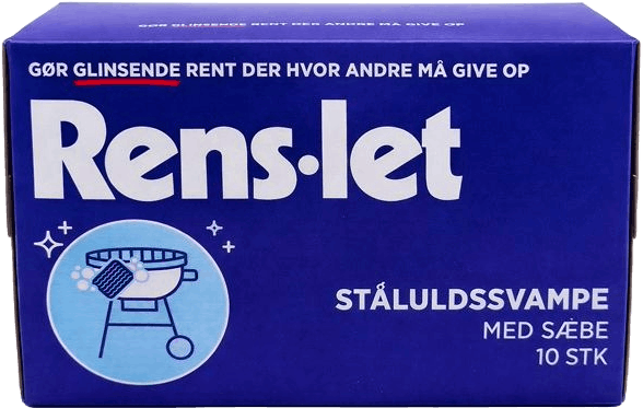 Rens-Let Steelwool Blue 10 st