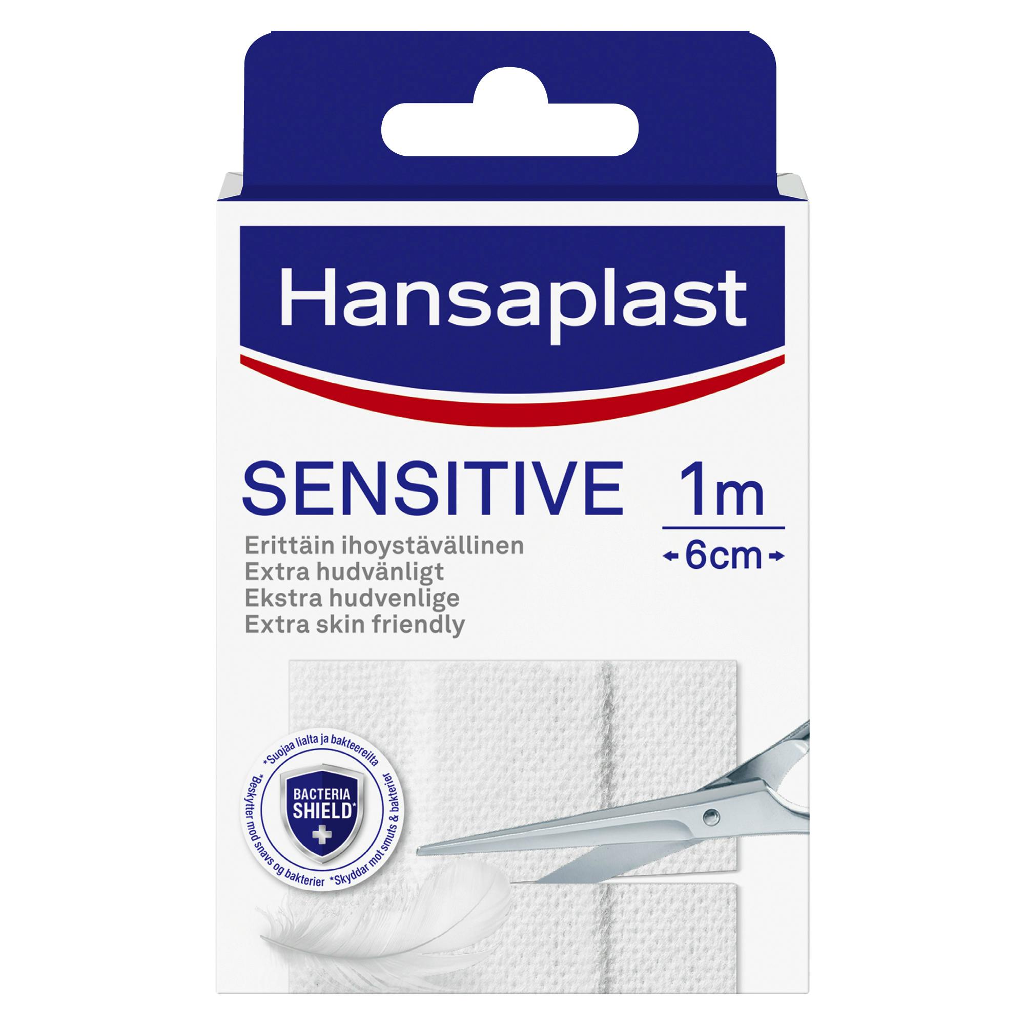 Hansaplast Sensitive 1 m x 6 cm 1 st