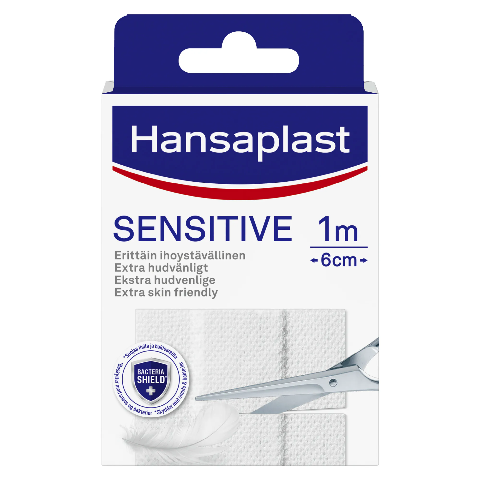 Hansaplast Sensitive 1 m x 6 cm 1 pcs