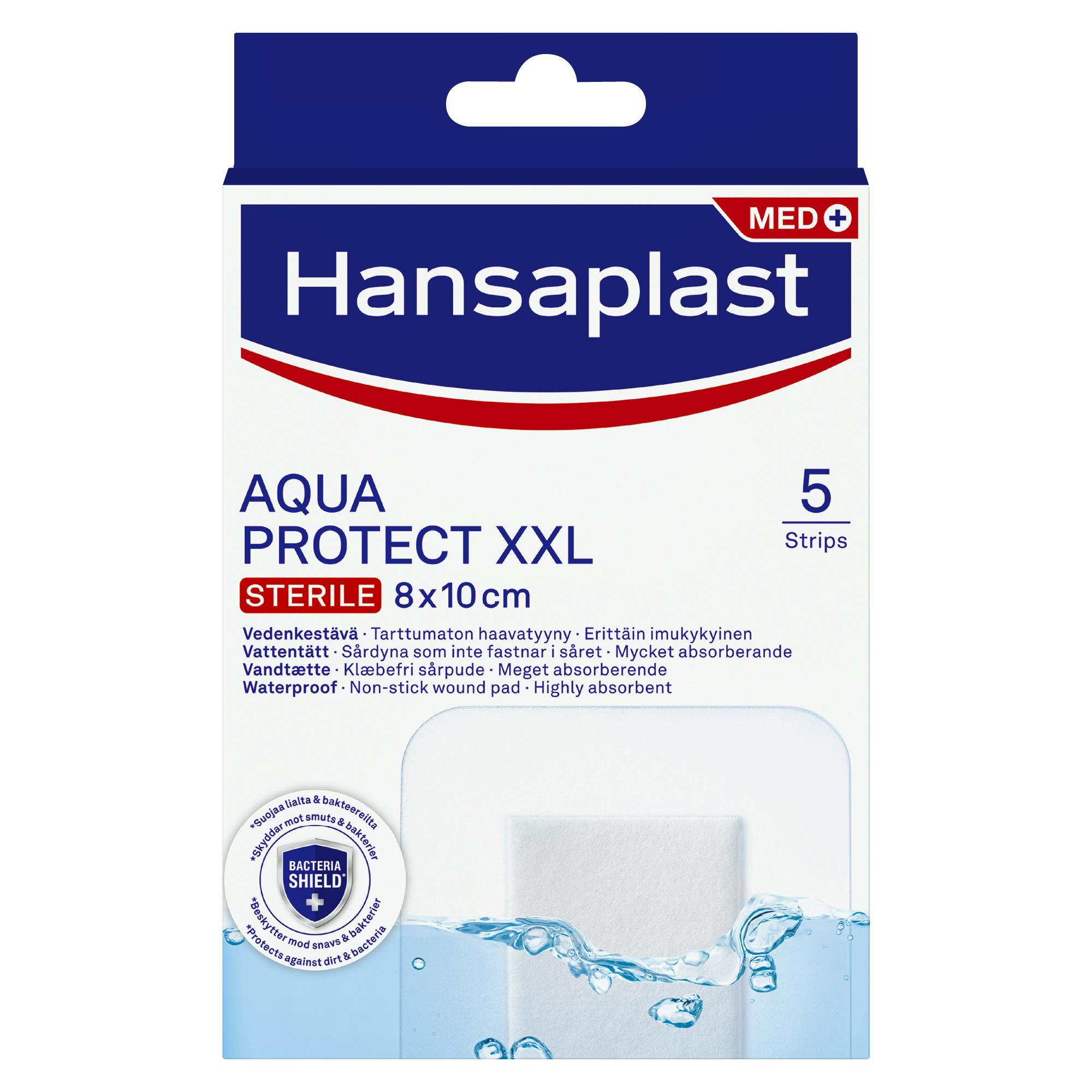 Hansaplast Aqua Protect XXL 8 x 10 cm 5 st