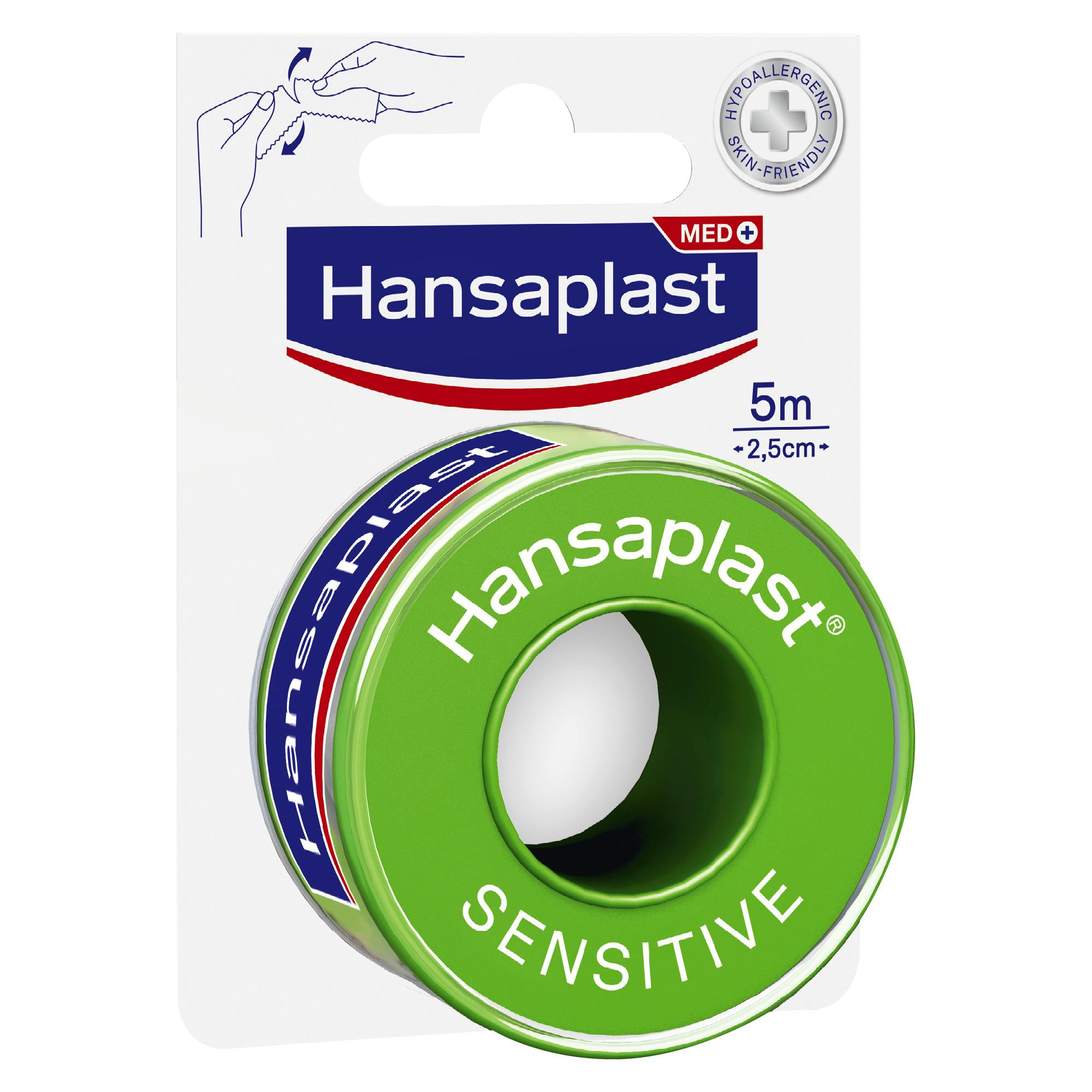 Hansaplast Sensitive Tape 5 m x 2,5 cm 1 st