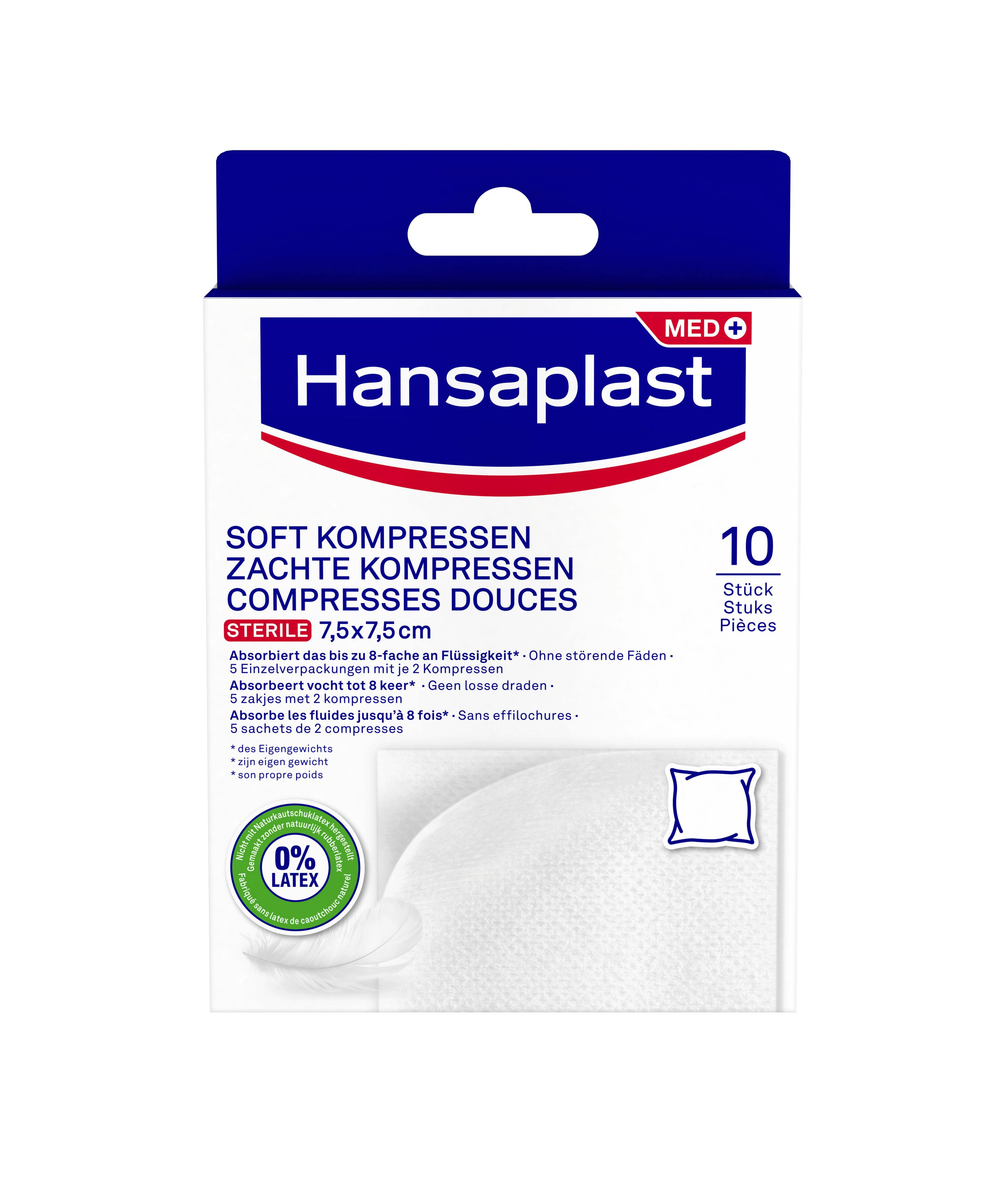 Hansaplast Soft Compress 10 st