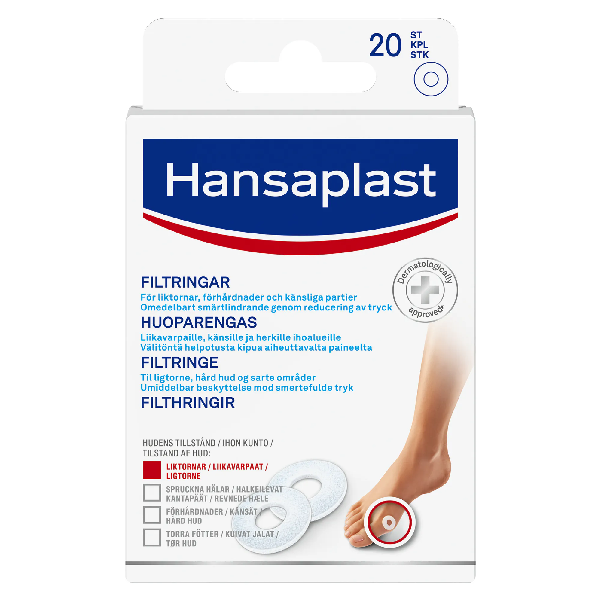 Hansaplast Pressure Protection Rings 20 pcs