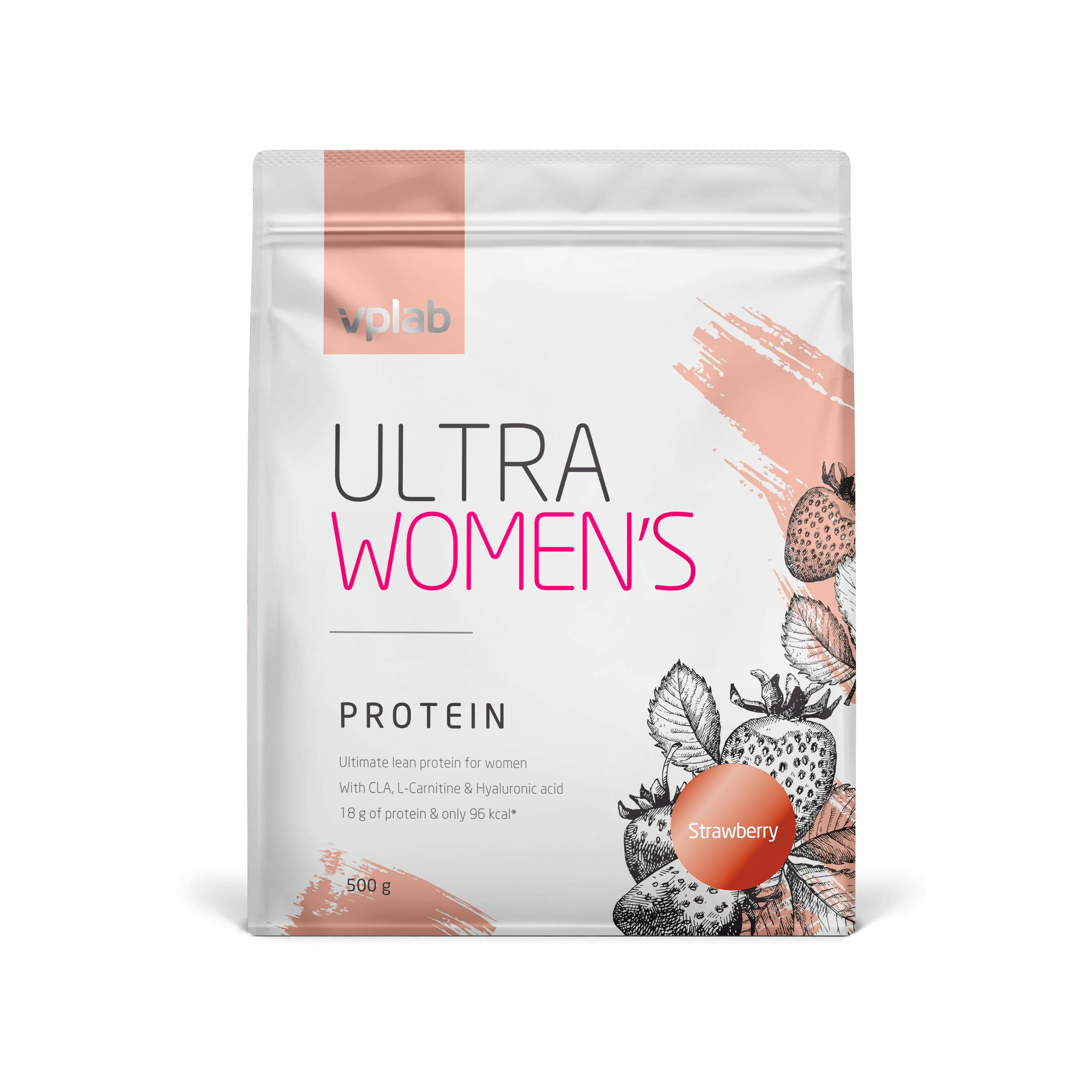 Vplab Ultra Women`s Protein Strawberry 500 g