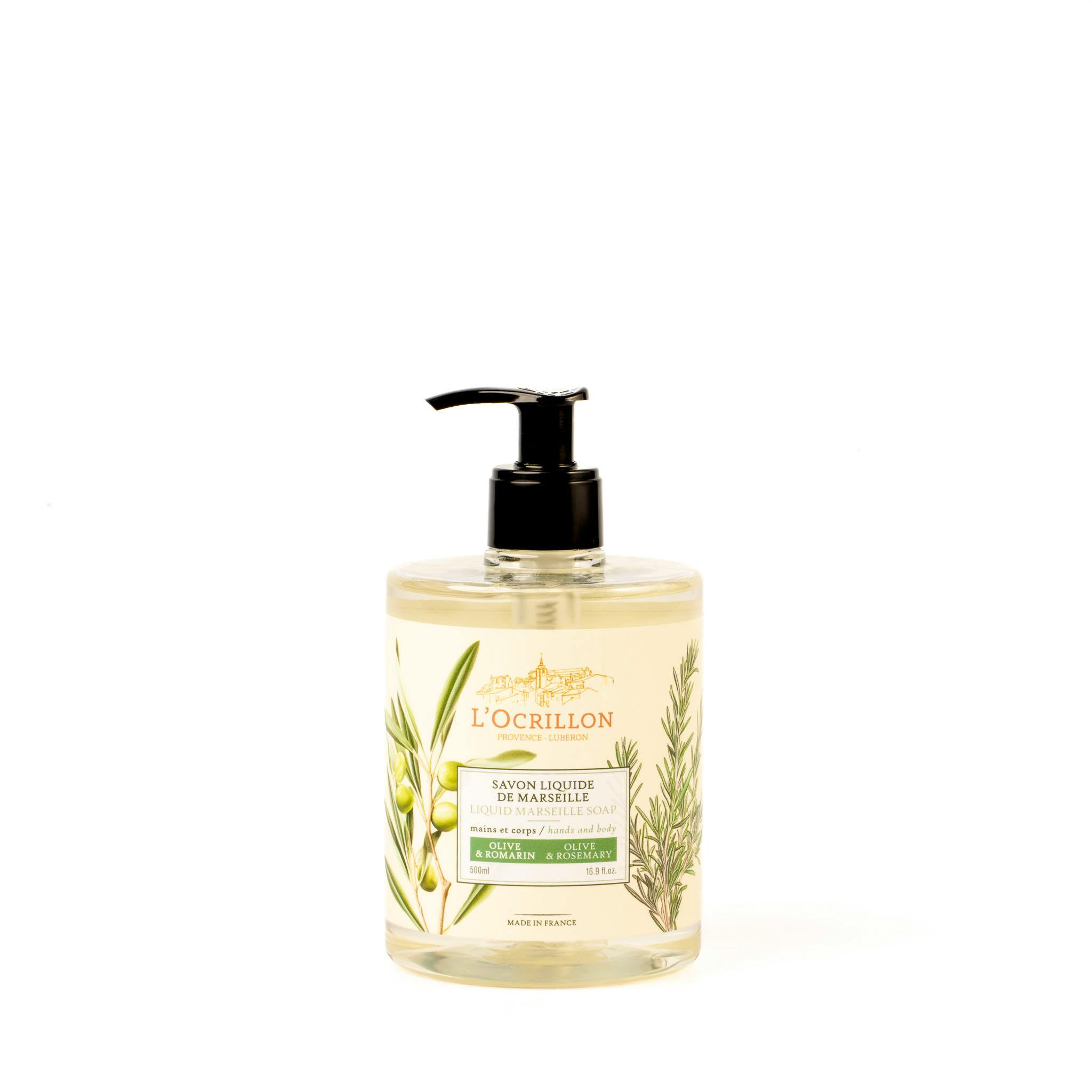L'Ocrillon Liquid Marseille Soap Olive-Rosemary 500 ml