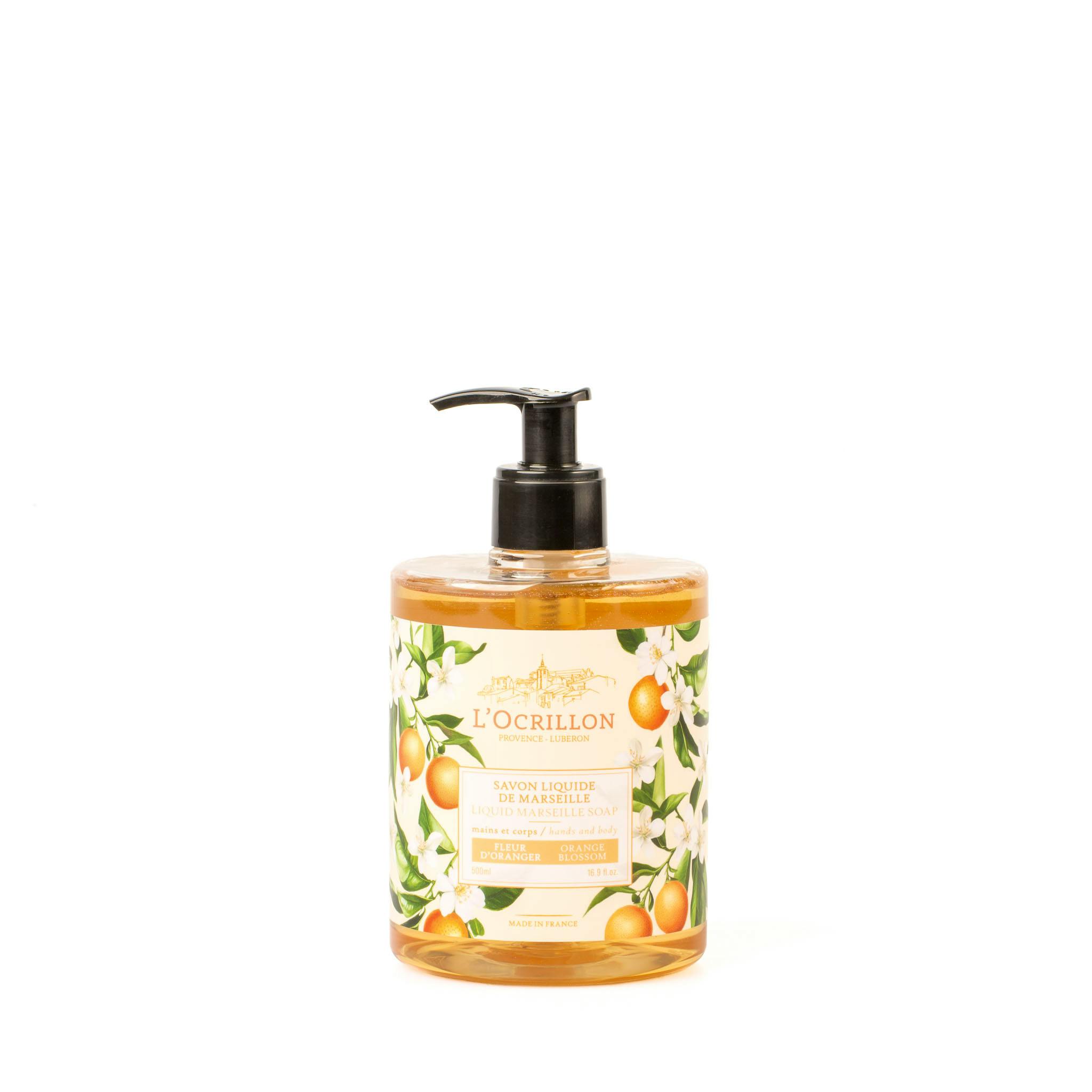 L'Ocrillon Liquid Marseille Soap Orange Blossom 500 ml