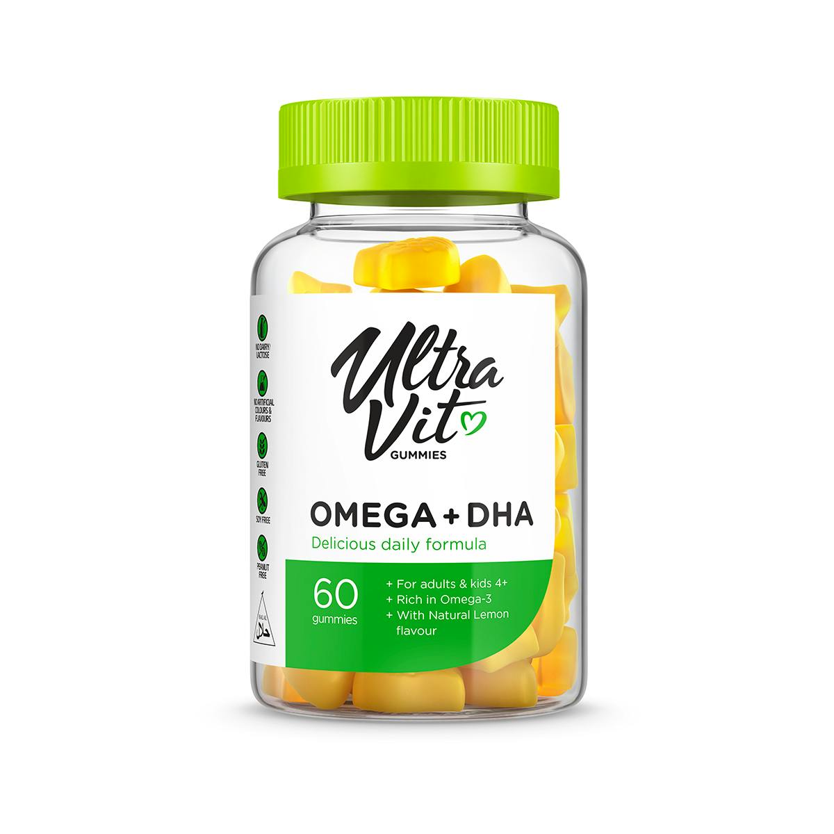 Ultravit Omega 3 + DHA Gummies 60 stk