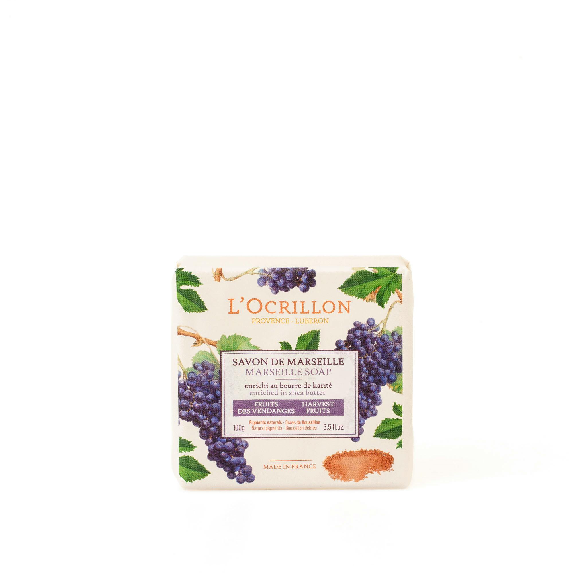 L'Ocrillon Solid Marseille Soap Harvest Fruits 100 g