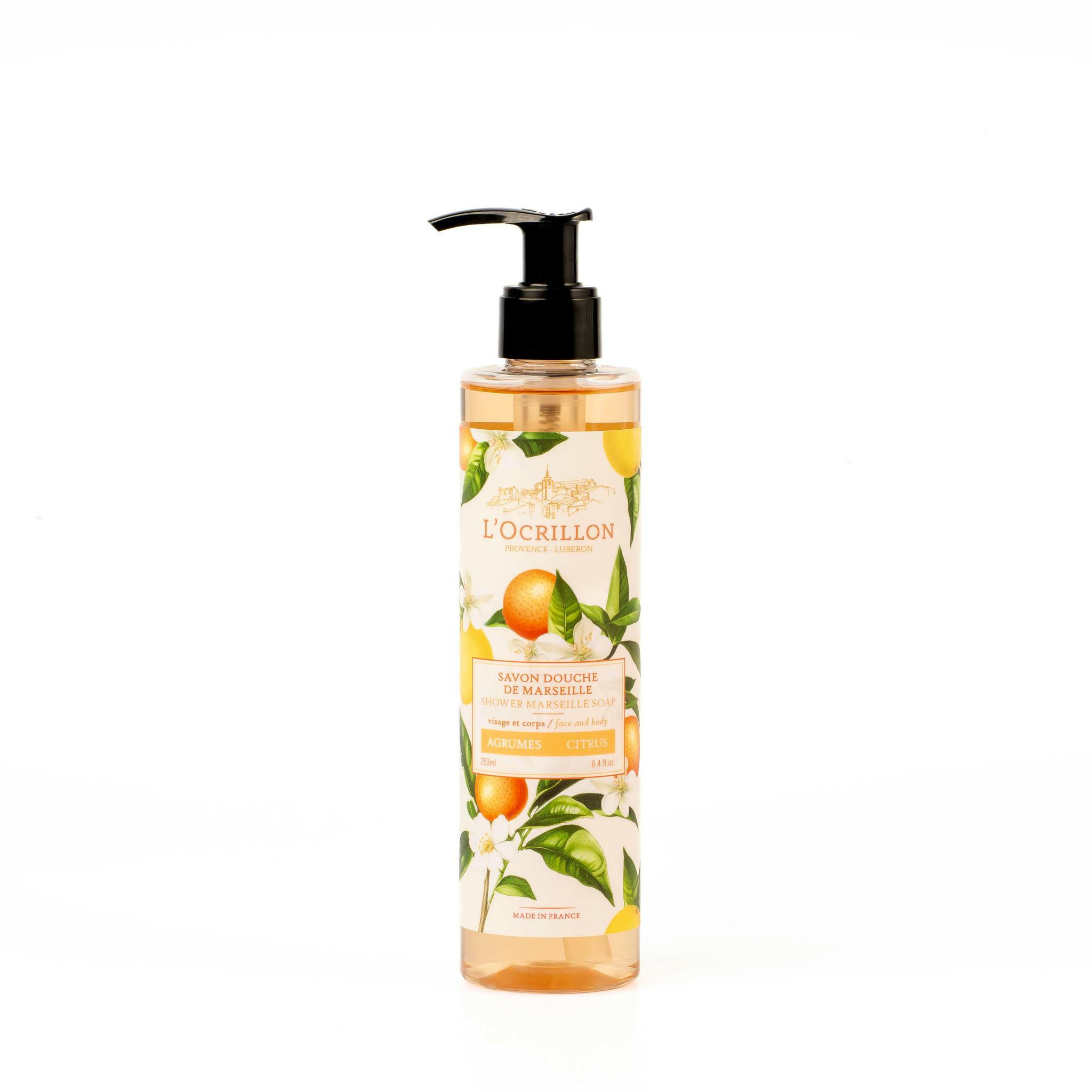 L'Ocrillon Shower Marseille Soap Citrus 250 ml