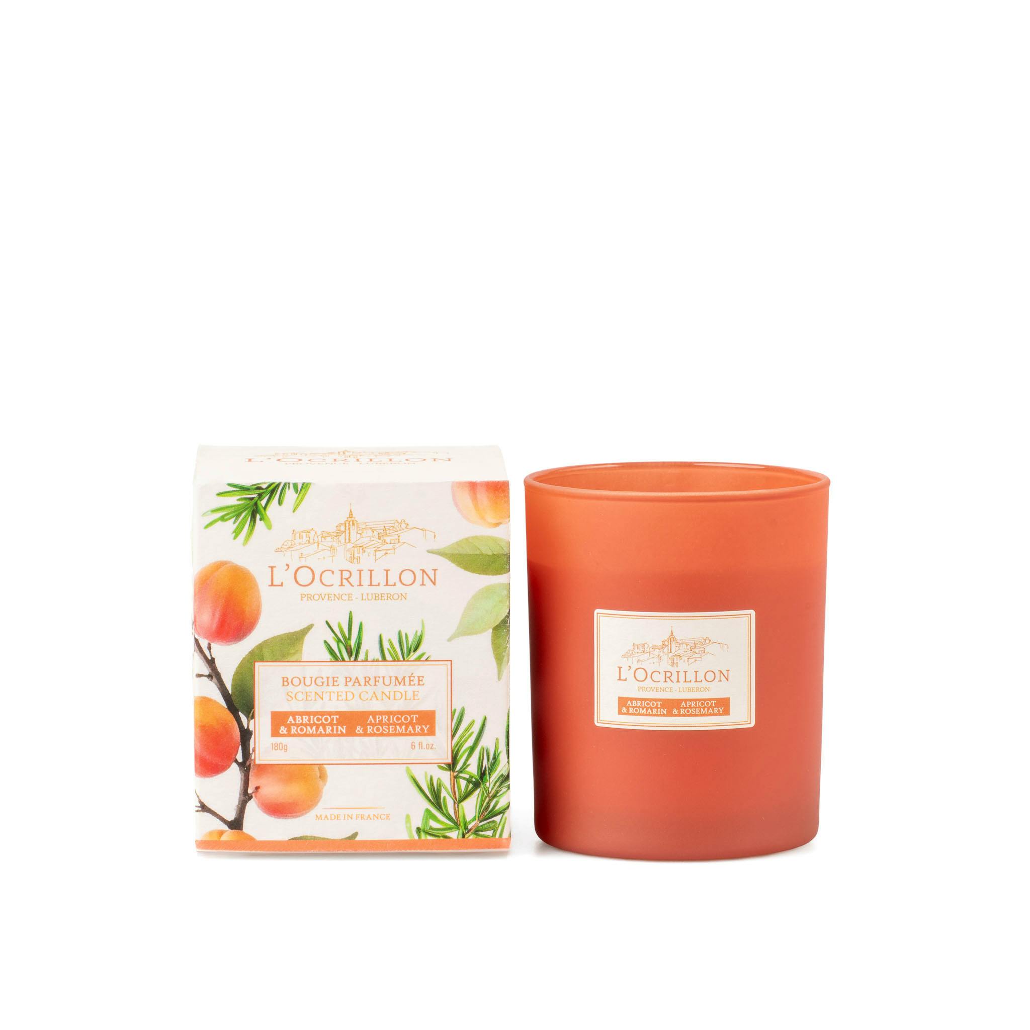L'Ocrillon Scented Candle Apricot & Rosemary 180 g