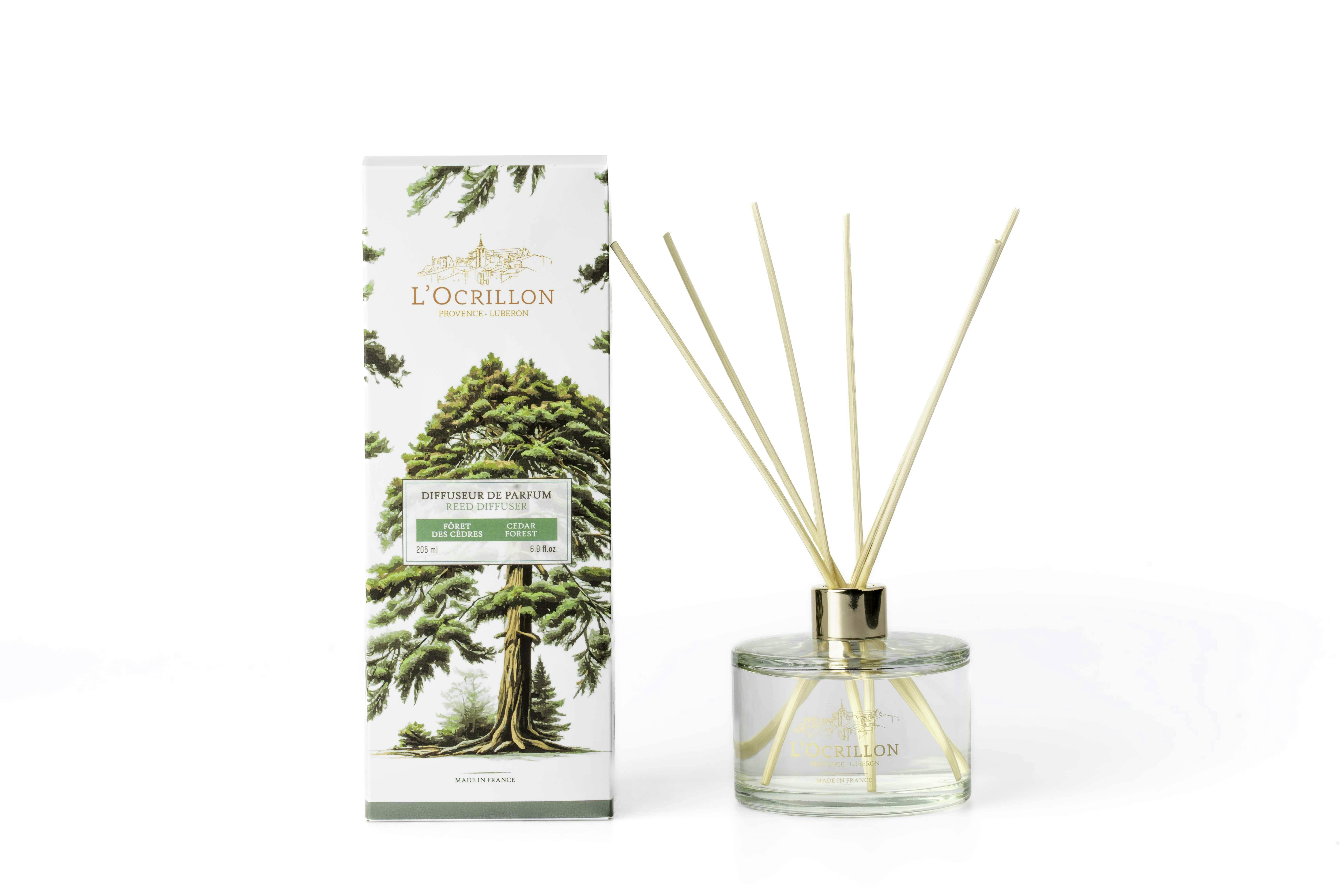 L'Ocrillon Reed Diffuser Cedar Forest 205 ml