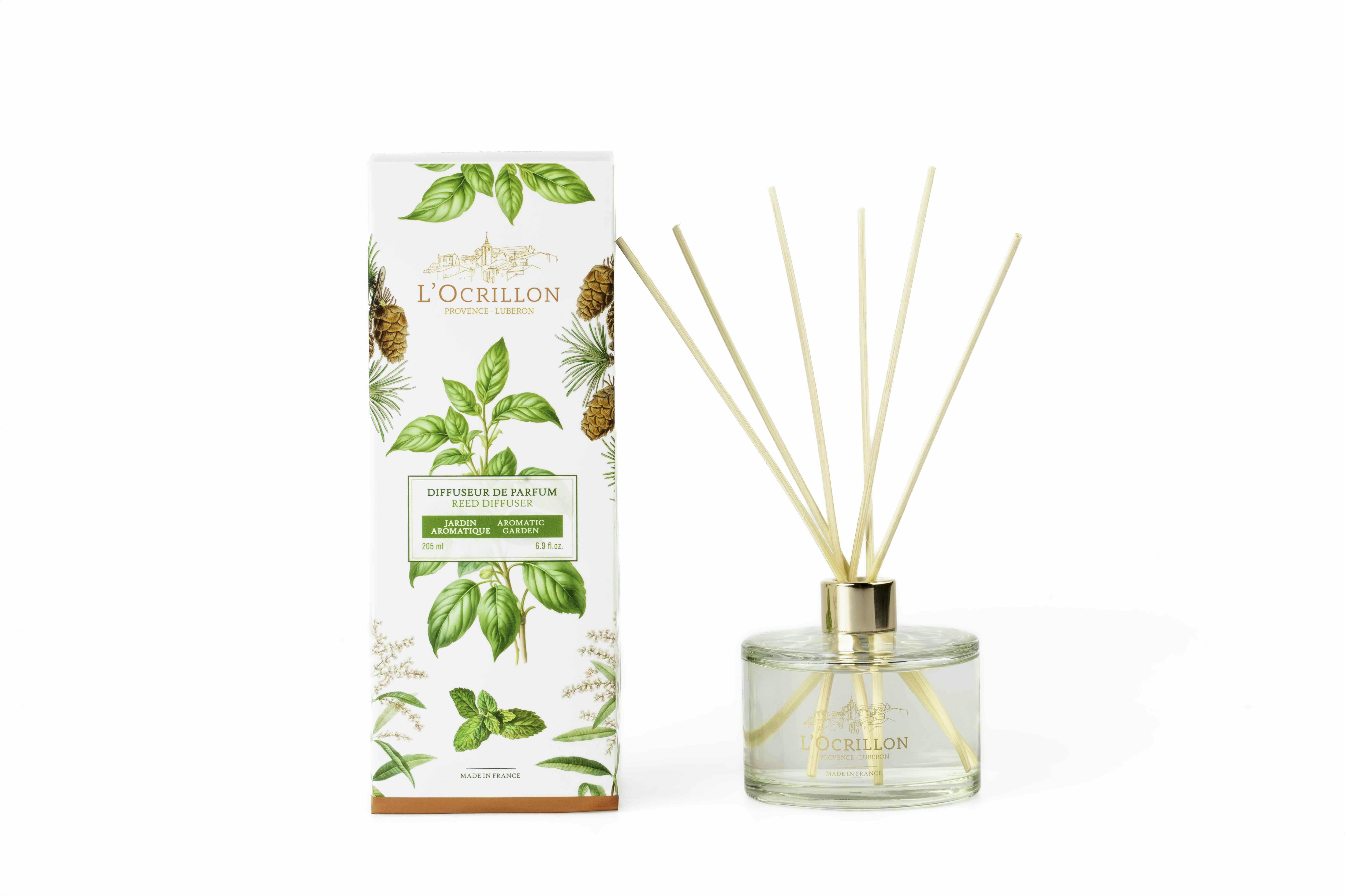 L'Ocrillon Reed Diffuser Aromatic Garden 205 ml