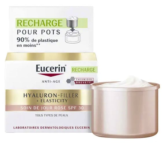Eucerin Hyaluron-Filler + Elasticity Day Cream Rose SPF30 Refill 50 ml