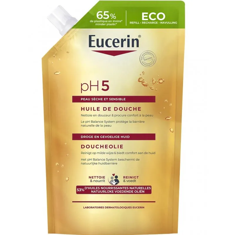 Eucerin PH5 Very Dry Sensitive Dry Skin Shower Oil Refill 400 ml