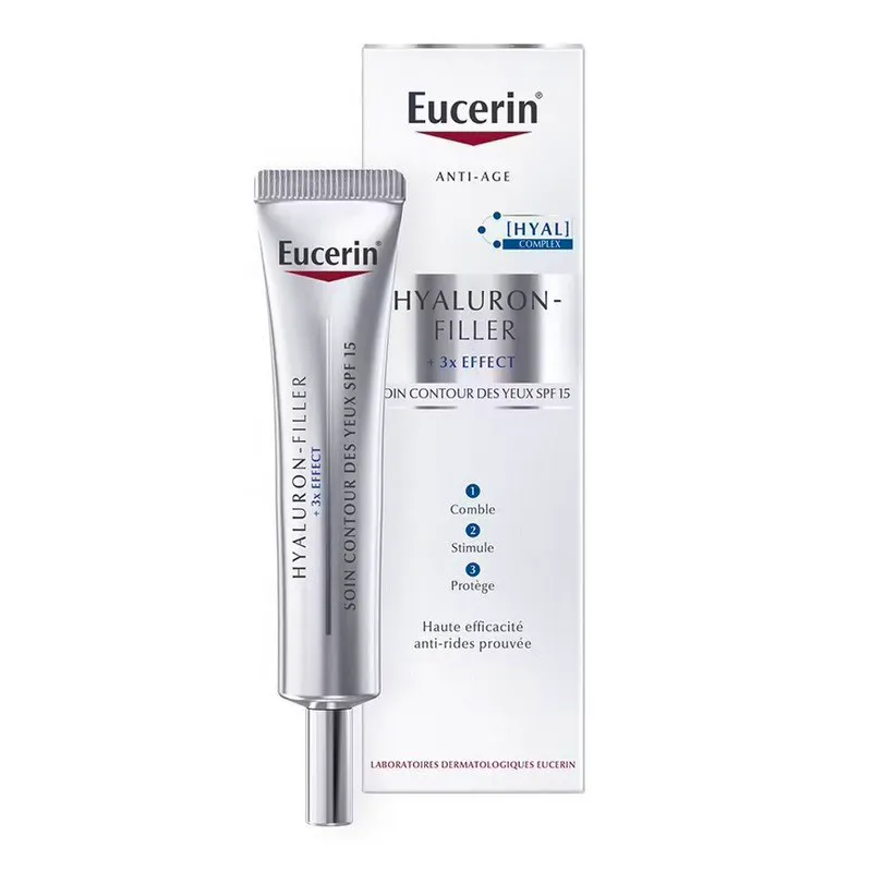 Eucerin Hyaluron-Filler 3x Effect Eye Cream SPF15 15 ml