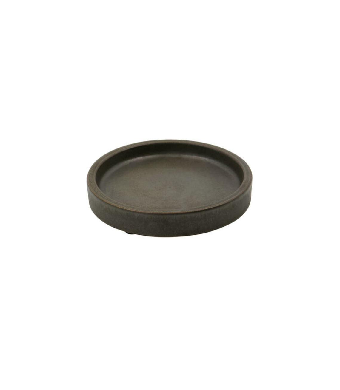 Meraki Datura Soap Dish Dark Grey 1 st