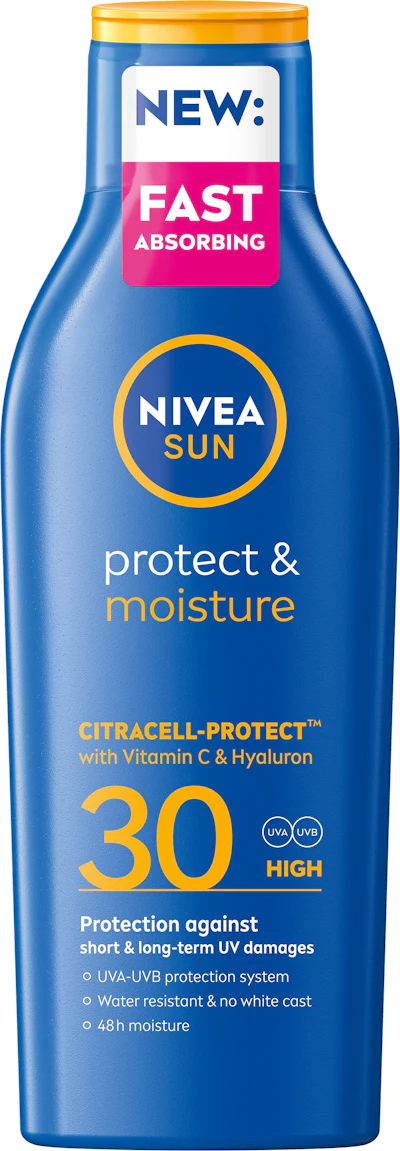 NIVEA Sun Protect & Moisture Sun Lotion SPF30 200 ml