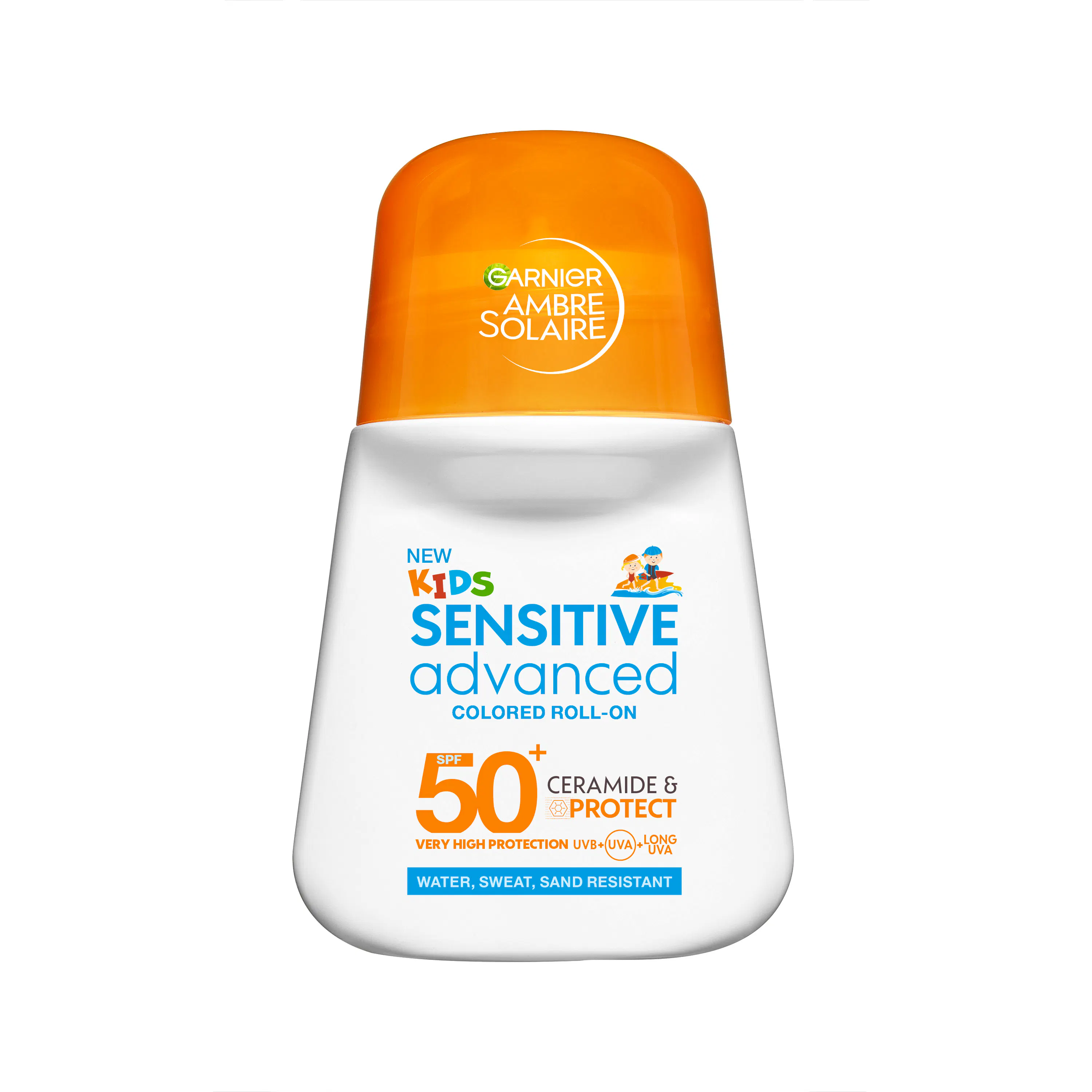 Garnier Ambre Solaire Sensitive Advanced Kids Barrier Repair Roll-on SPF 50+ 50 ml