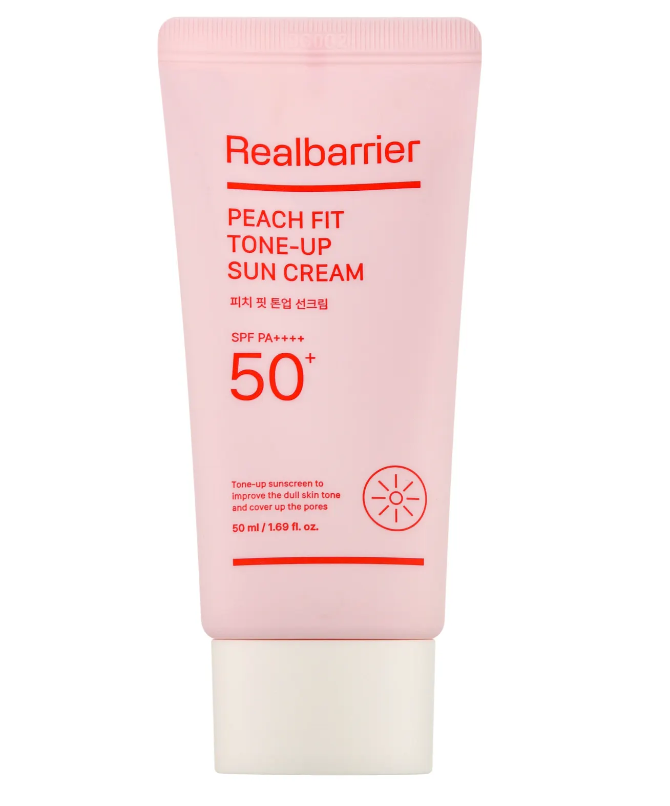 Real Barrier Peach Fit Tone-Up Sun Cream SPF50 50 ml