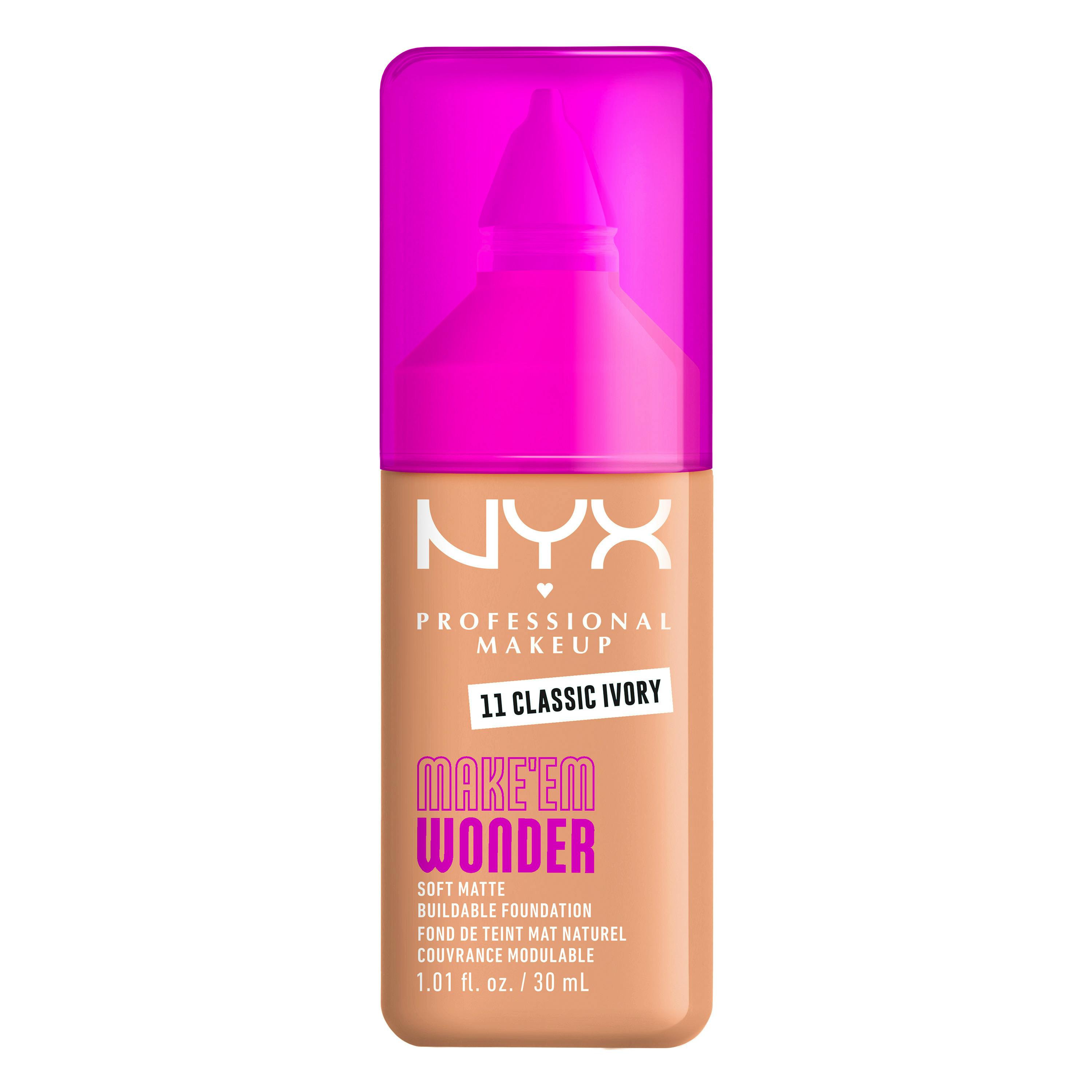 NYX Professional Make-Up Make Em Wonder Foundation 11 Classic Ivory 30 ml