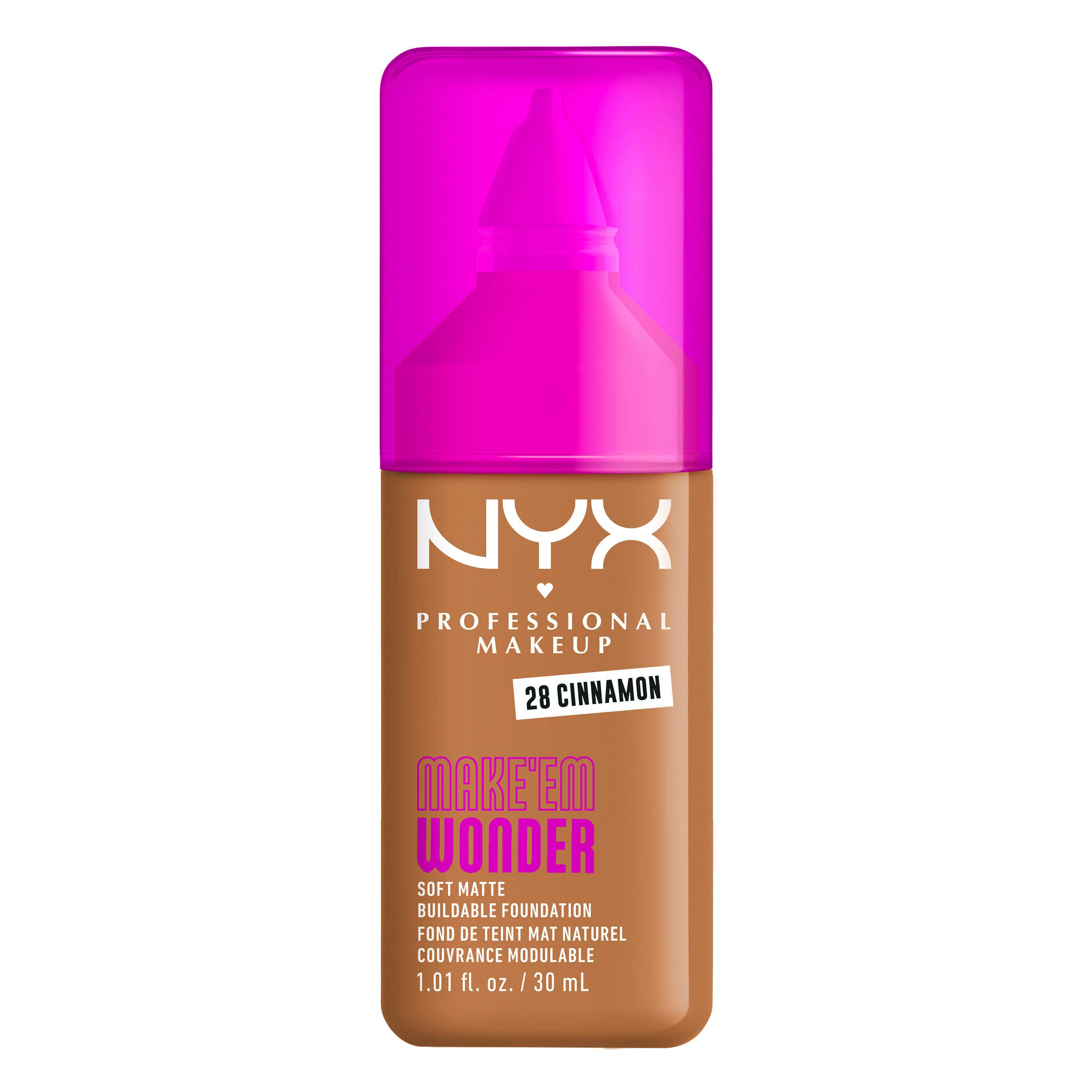 NYX Professional Make-Up Make Em Wonder Foundation 28 Cinnamon 30 ml