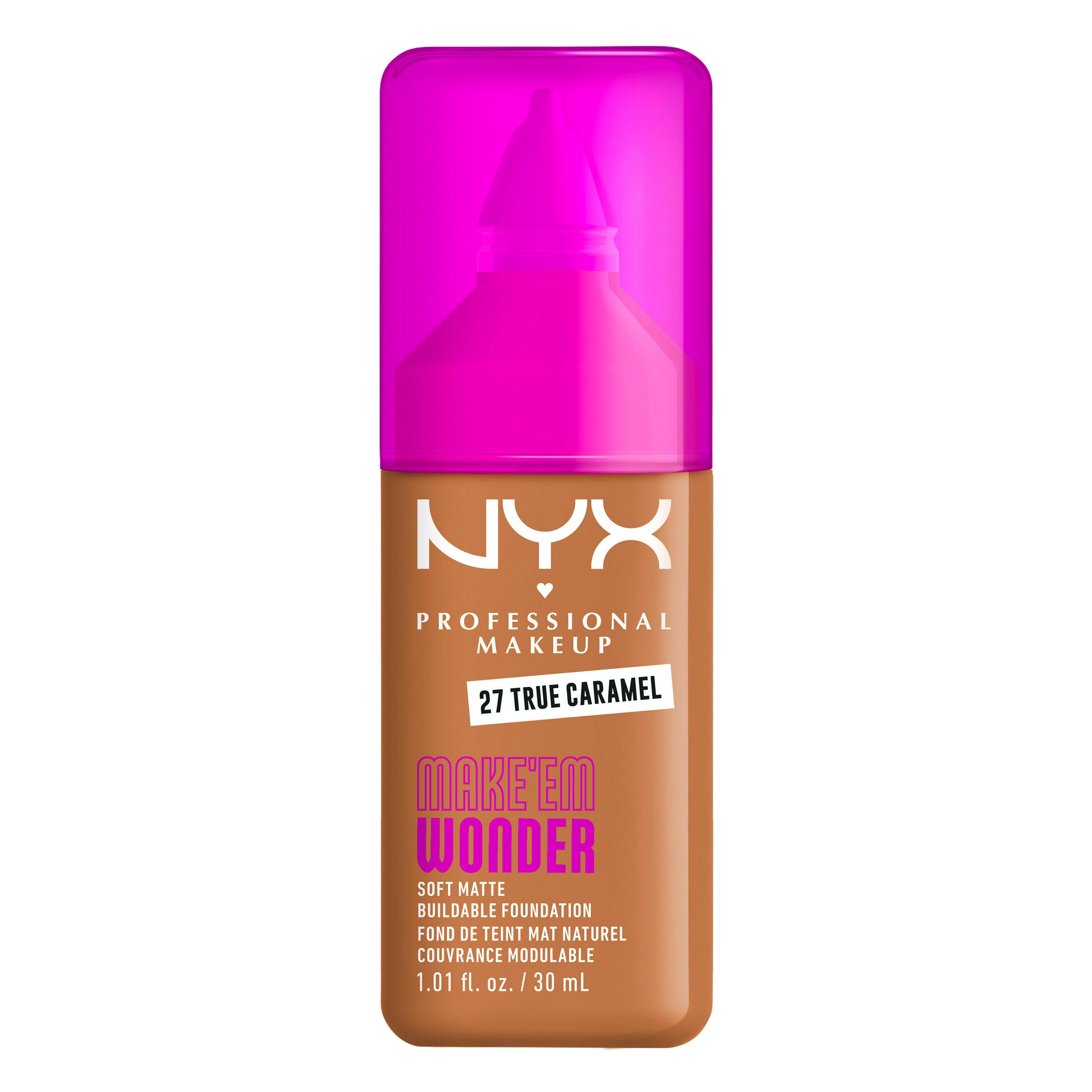 NYX Professional Make-Up Make Em Wonder Foundation 27 True Caramel 30 ml