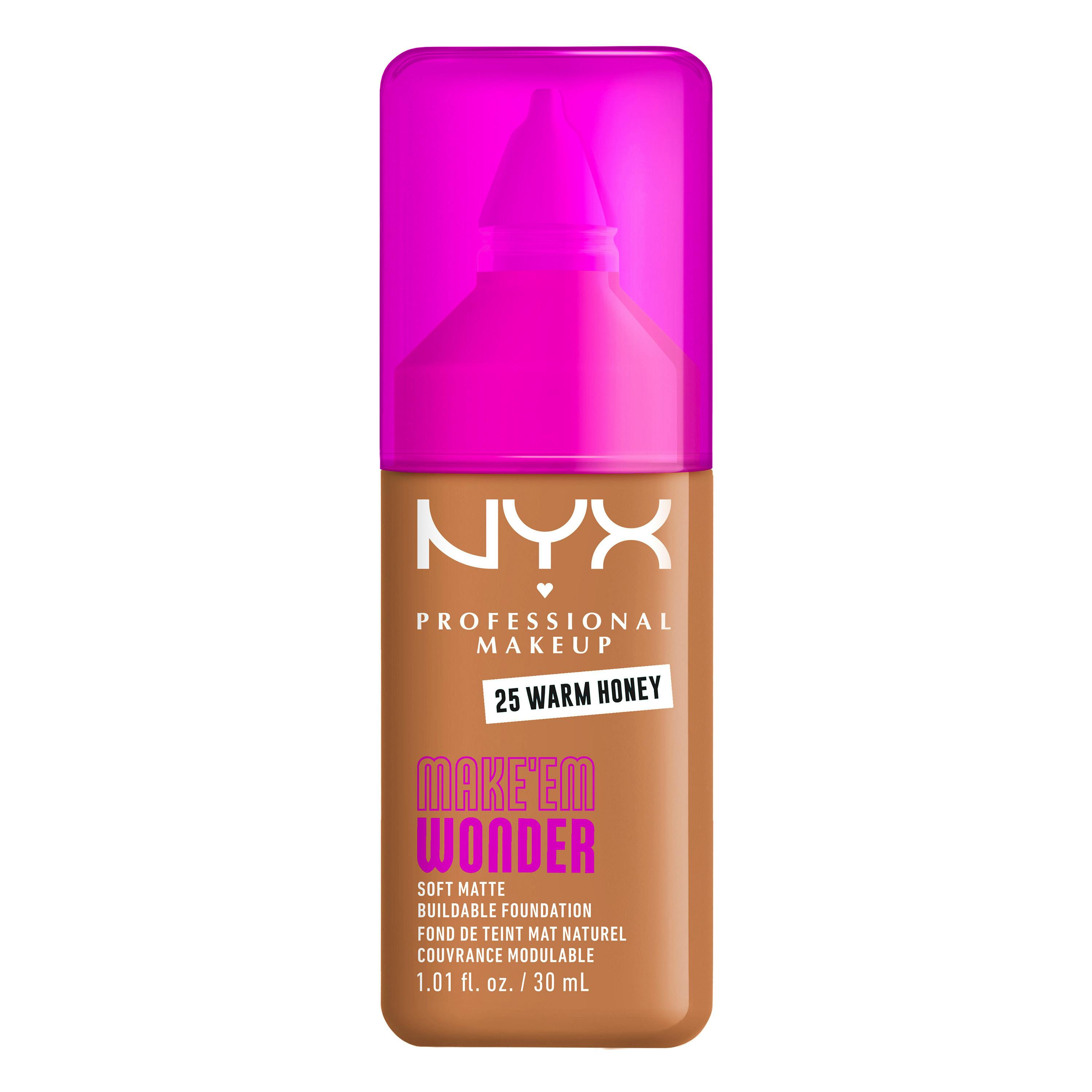 NYX Professional Make-Up Make Em Wonder Foundation 25 Warm Honey 30 ml