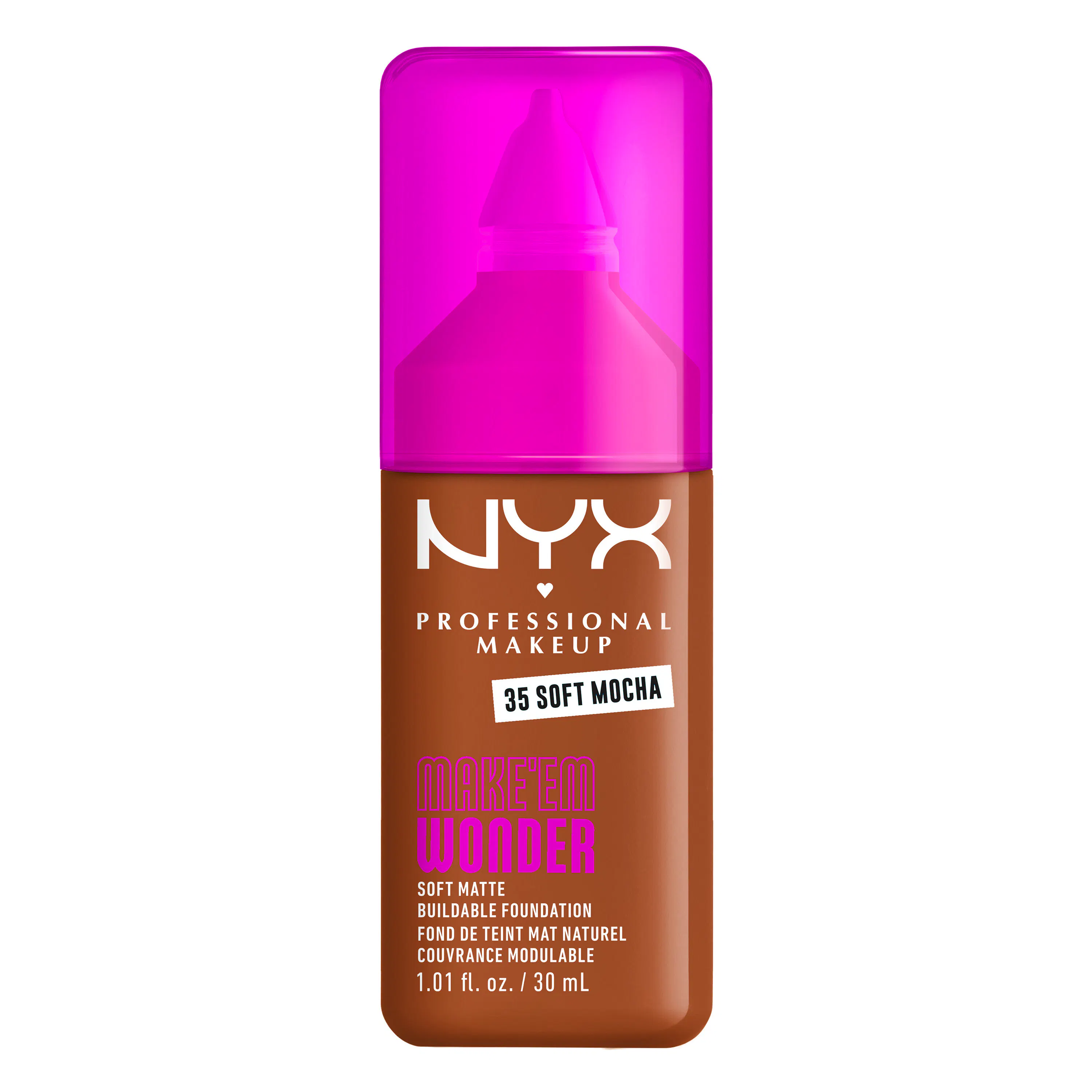 NYX Professional Make-Up Make Em Wonder Foundation 35 Soft Mocha 30 ml