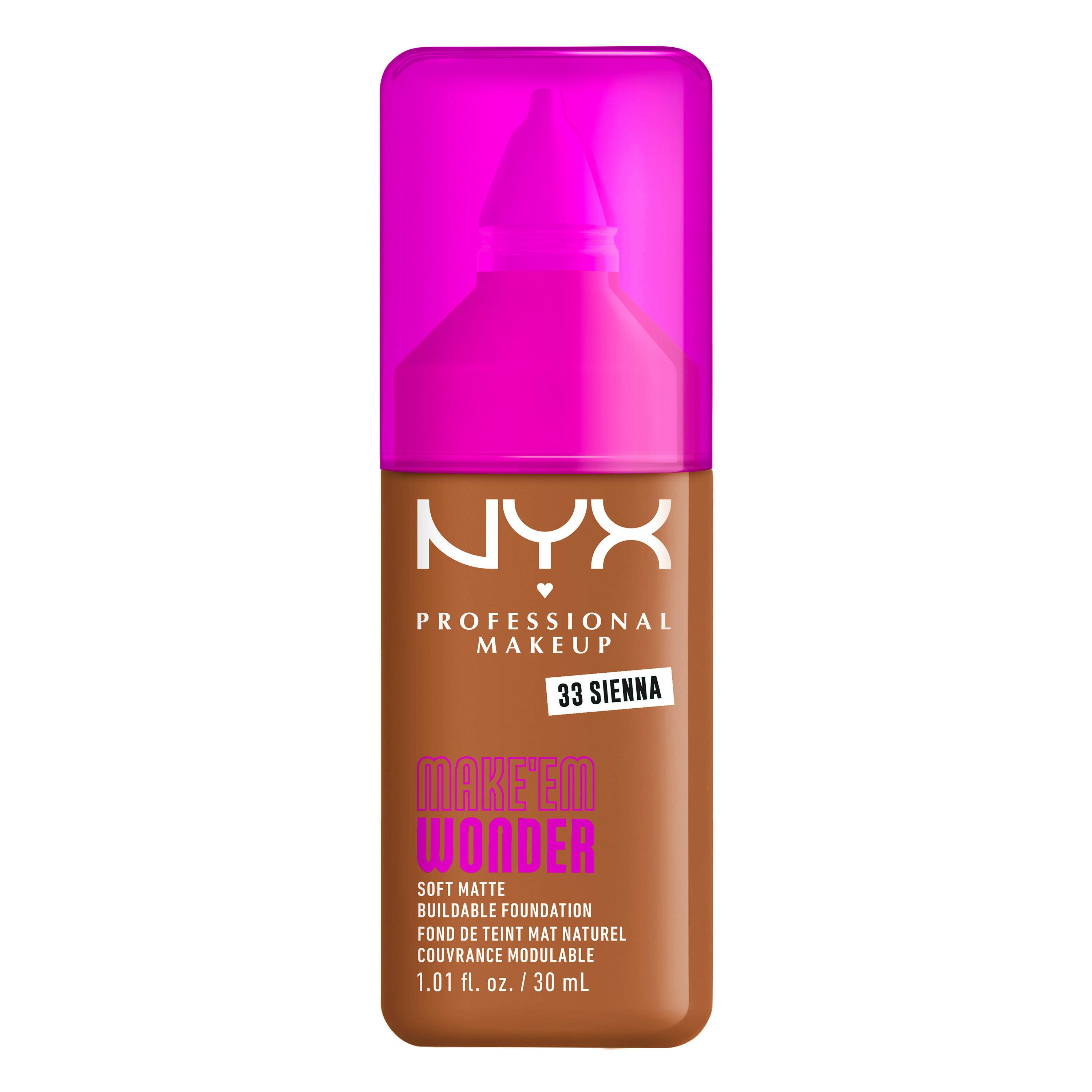 NYX Professional Make-Up Make Em Wonder Foundation 33 Sienna 30 ml