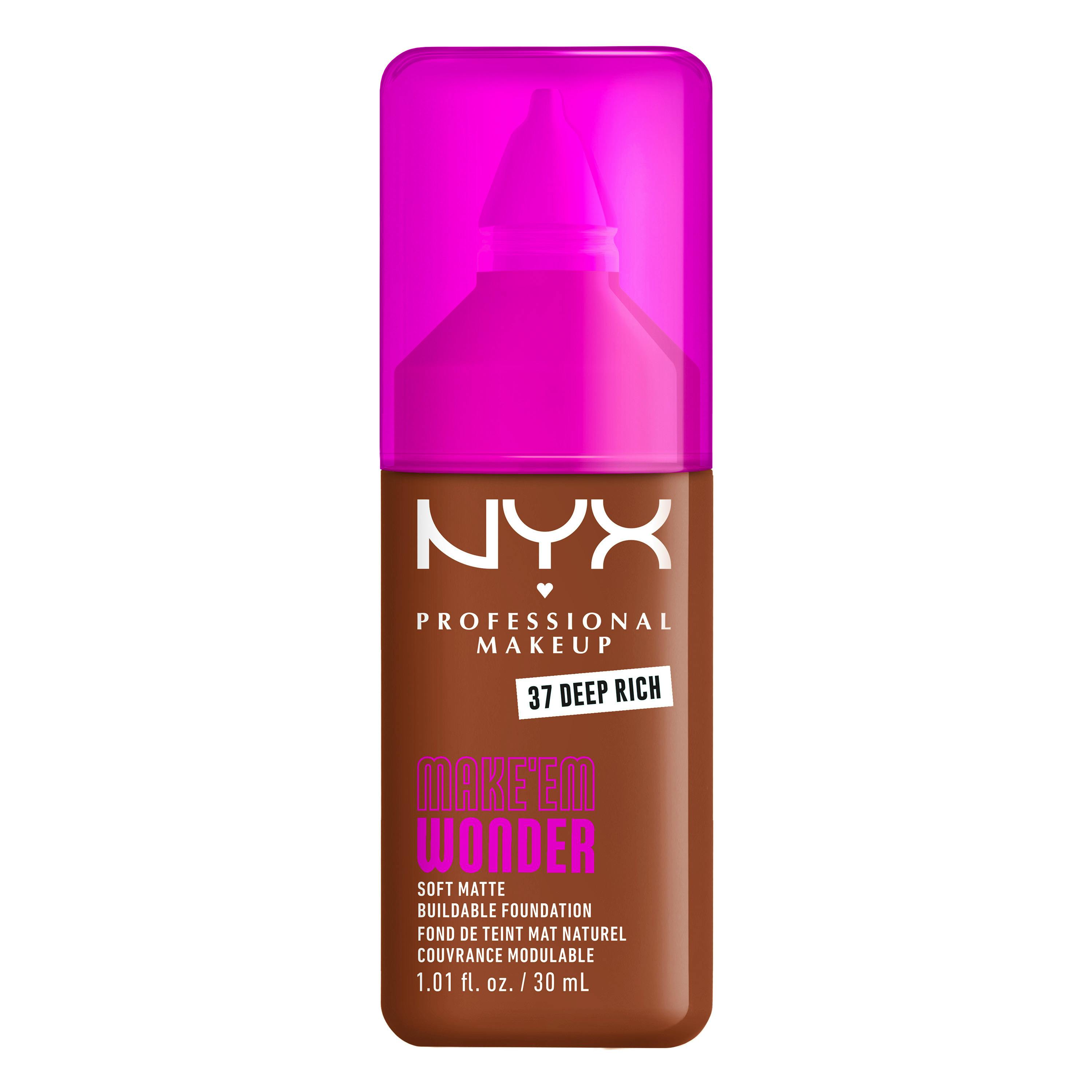 NYX Professional Make-Up Make Em Wonder Foundation 37 Deep Rich 30 ml