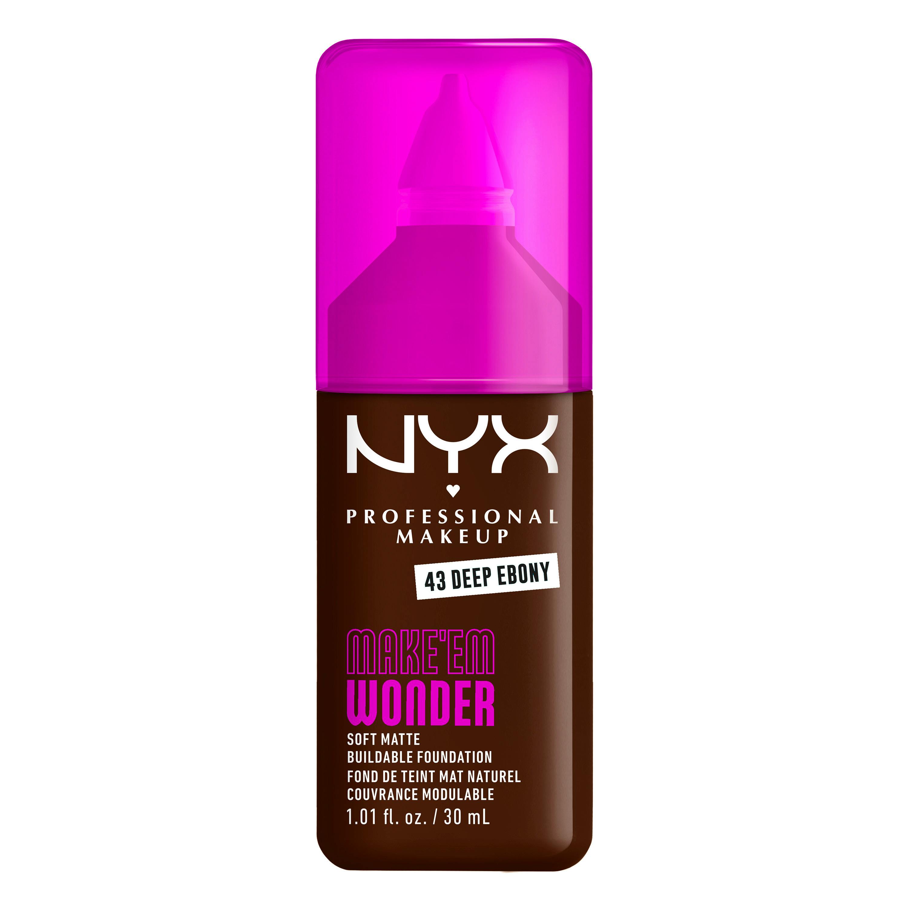 NYX Professional Make-Up Make Em Wonder Foundation 43 Deep Ebony 30 ml