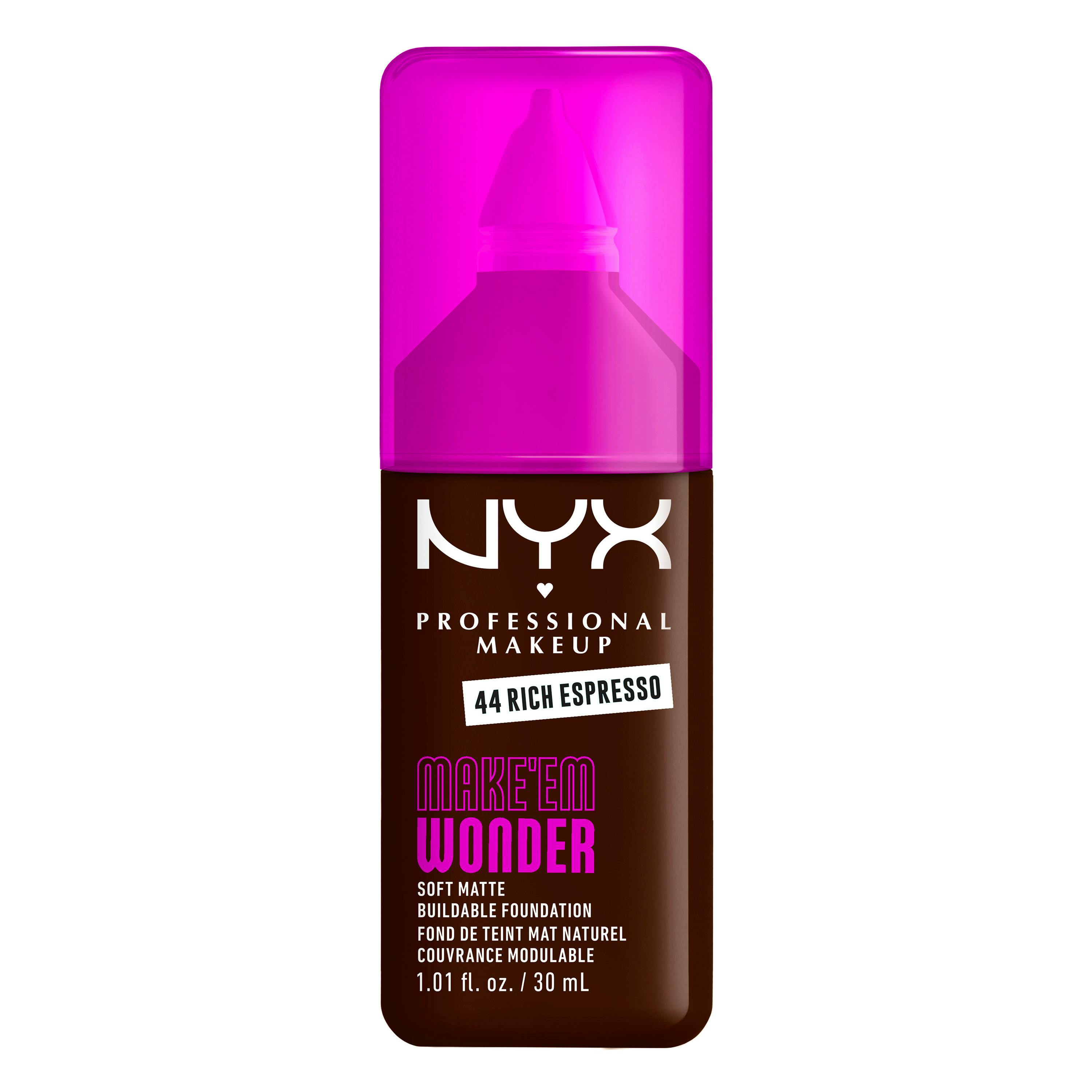 NYX Professional Make-Up Make Em Wonder Foundation 44 Rich Espresso 30 ml