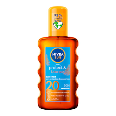 NIVEA Sun Protect & Bronze Oil Spray SPF20 200 ml