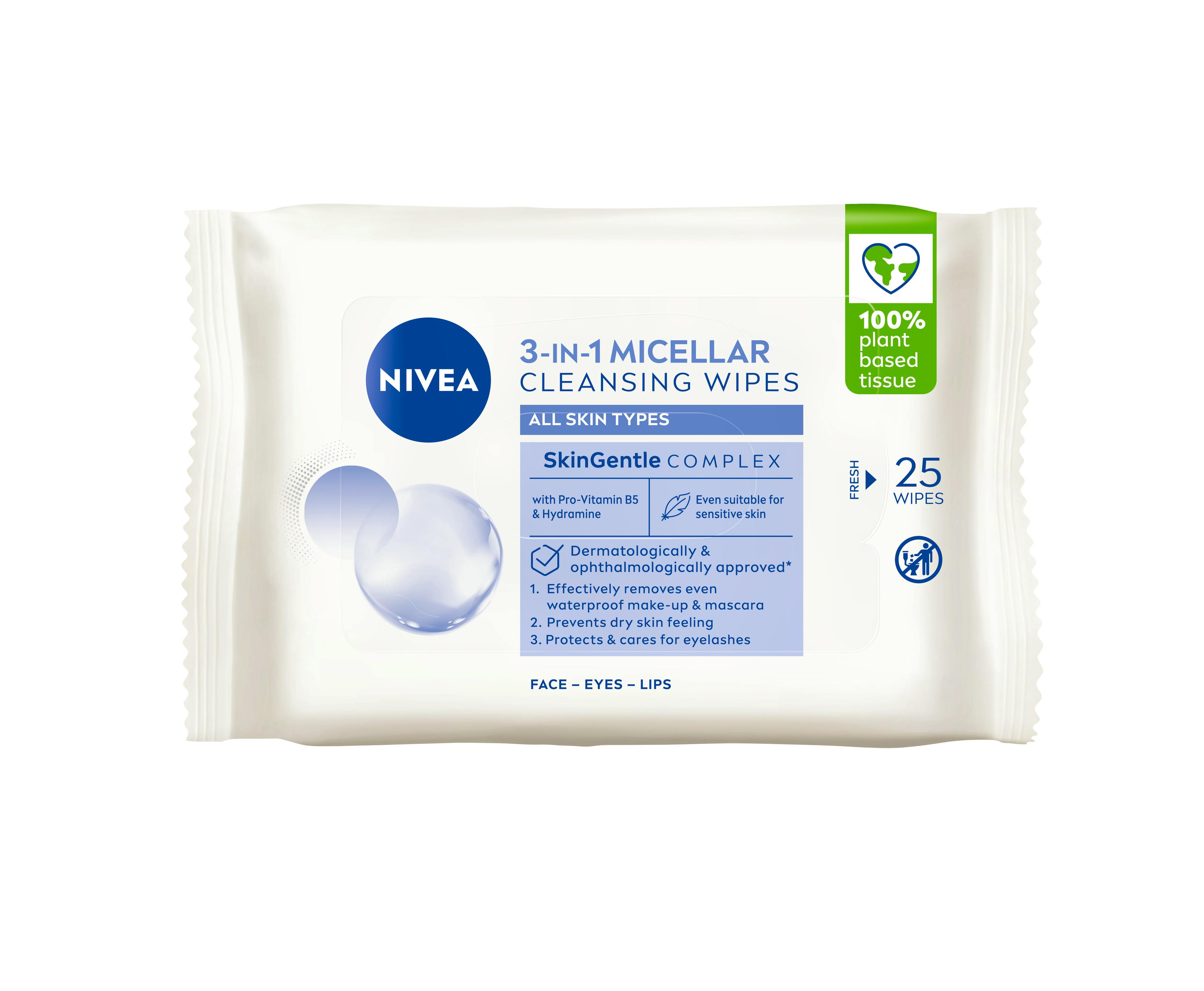 NIVEA Micellair All In One Cleansing Wipes 25 st