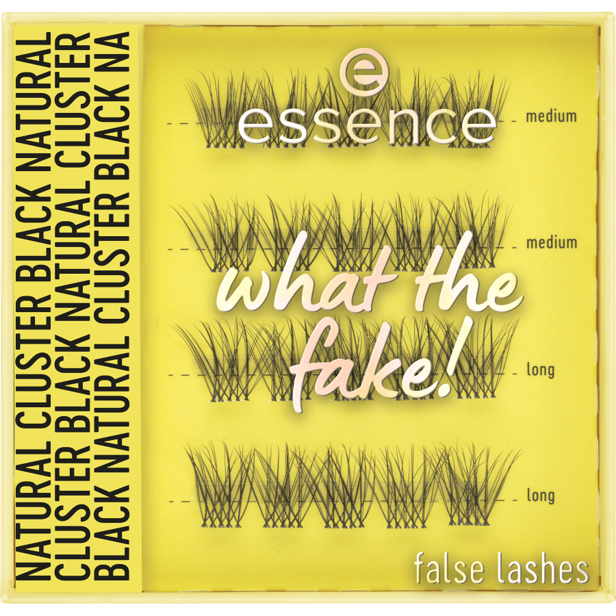 Essence What The Fake! False Lashes 06 Natural Cluster Black 1 pair