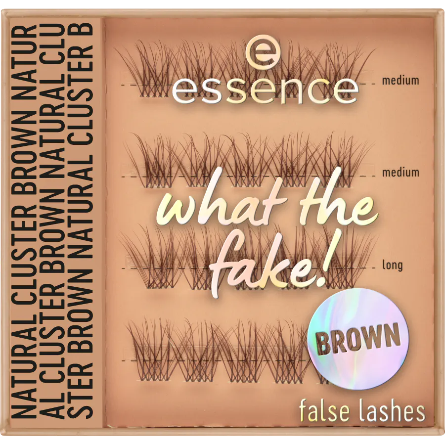 Essence What The Fake! False Lashes 05 Natural Cluster Brown 1 par