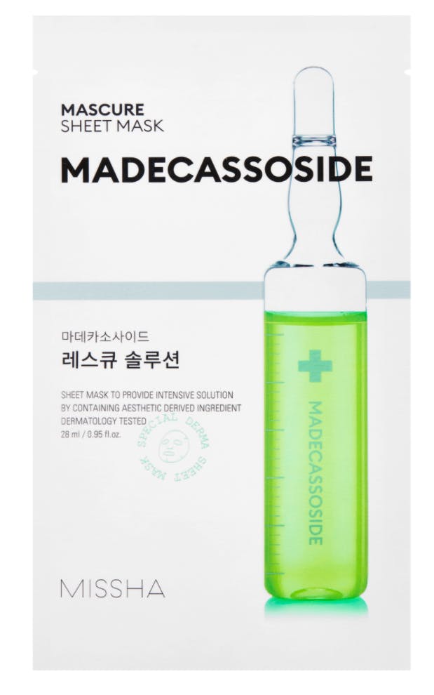 Missha Mascure Rescue Solution Sheet Mask Madecassoside 28 ml