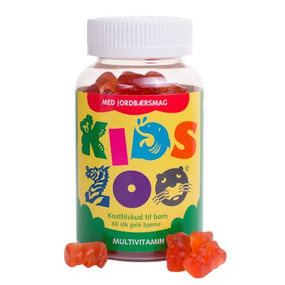 Kids Zoo Multivitamin Strawberry 60 st