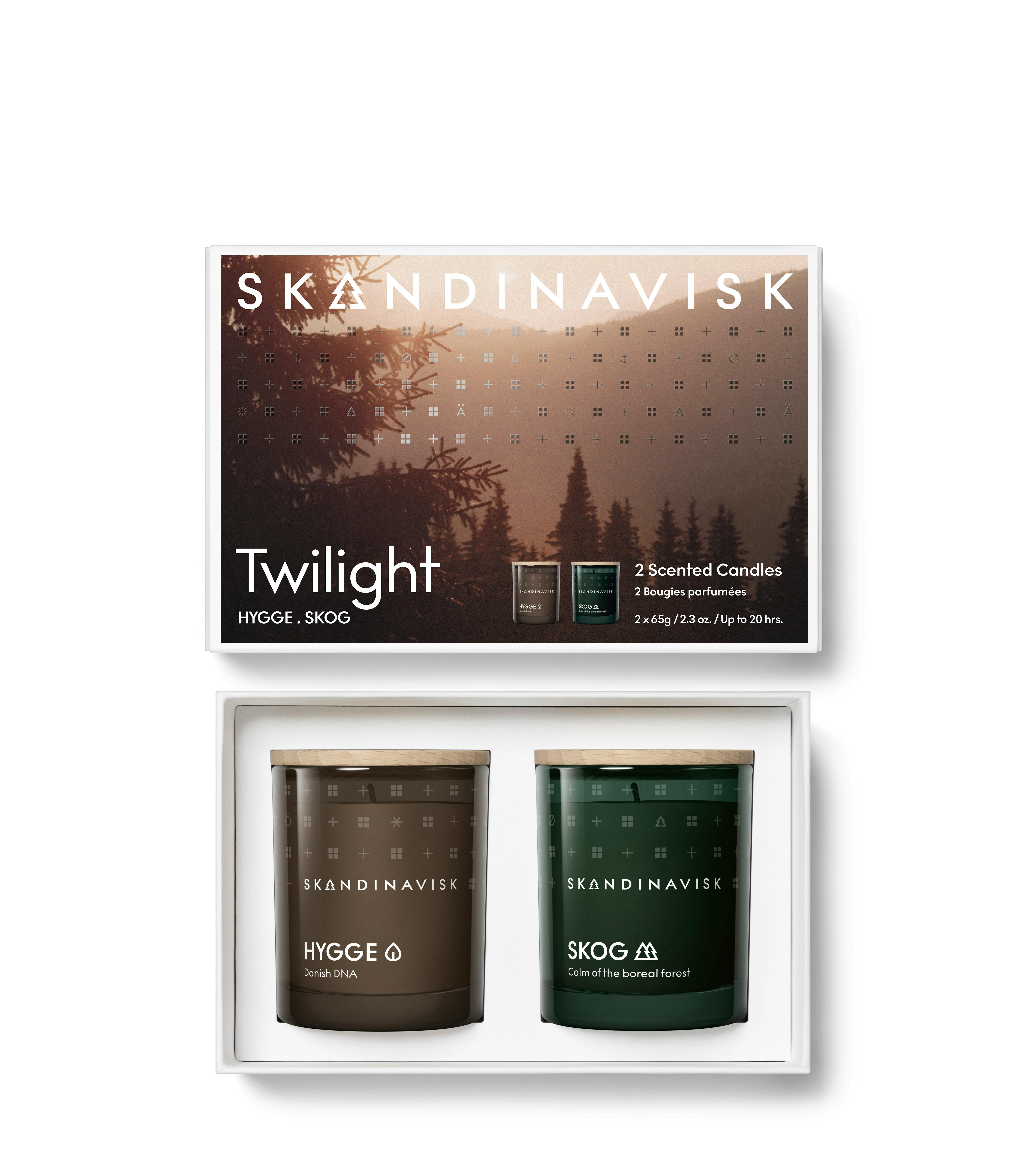 SKANDINAVISK Twilight Scented Candle Giftset 65 g + 65 g