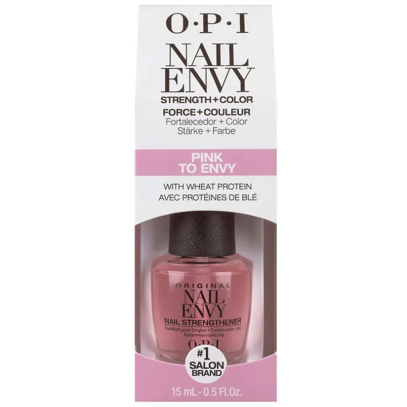 OPI Nail Envy Nail Strengthener + Colour Pink To Envy 15 ml