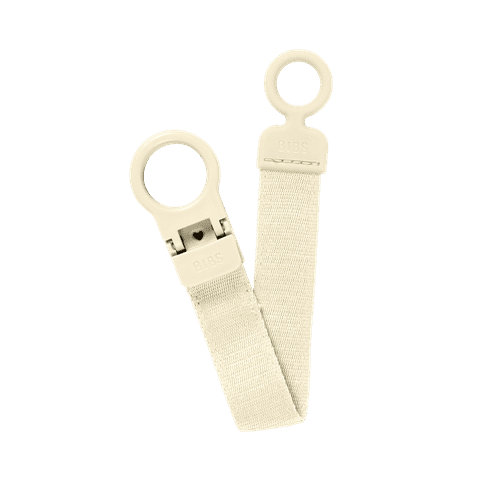 BIBS Pacifier Clip Loop Ivory 1 kpl