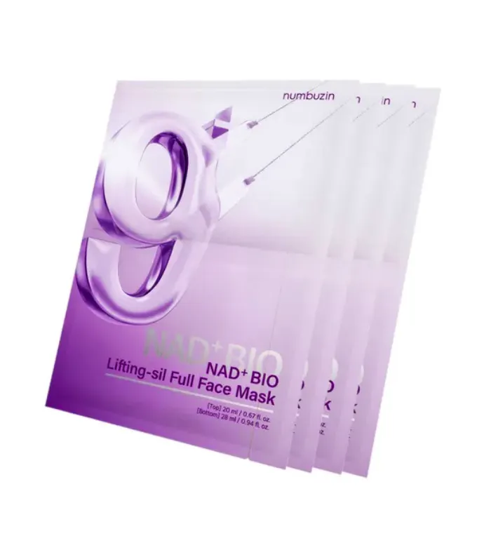 Numbuzin No.9 NAD Bio Lifting-sil Full Face Pack Sheet 4 st