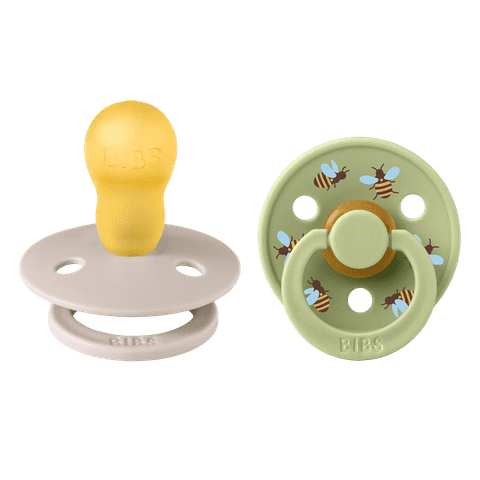 BIBS Studio Colour 2 PACK Bumblebee Latex Size 3 Mushroom Mix 2 stk