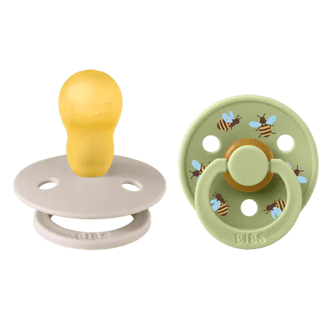 BIBS Studio Colour 2 PACK Bumblebee Latex Size 3 Mushroom Mix 2 pcs