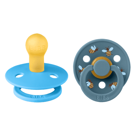 BIBS Studio Colour 2 PACK Bumblebee Latex Size 1 Breeze Mix 2 stk