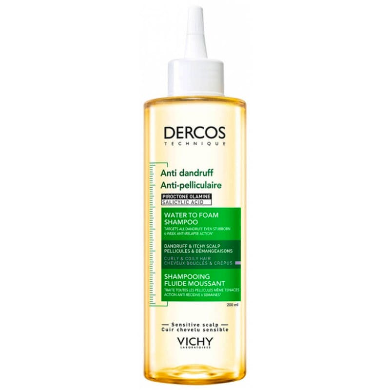 Vichy Dercos Anti Dandruff Foaming Fluid Shampoo 200 ml
