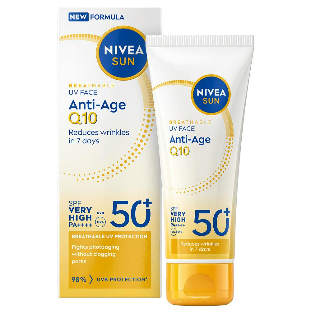 NIVEA Sun UV Face Anti Age Q10 Cream SPF50 50 ml