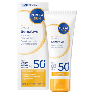 NIVEA Sun UV Face Soothing Sensitive Cream SPF50 50 ml