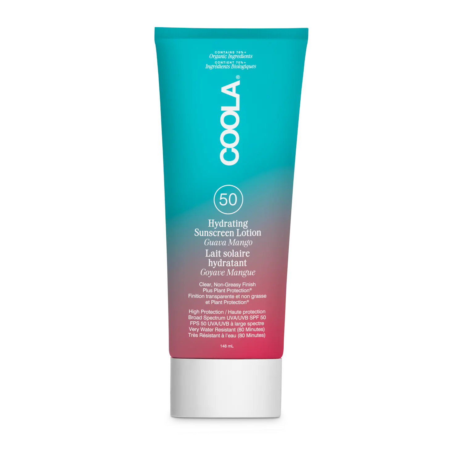 Coola Hydrating Sunscreen Lotion Guava Mango SPF50 148 ml